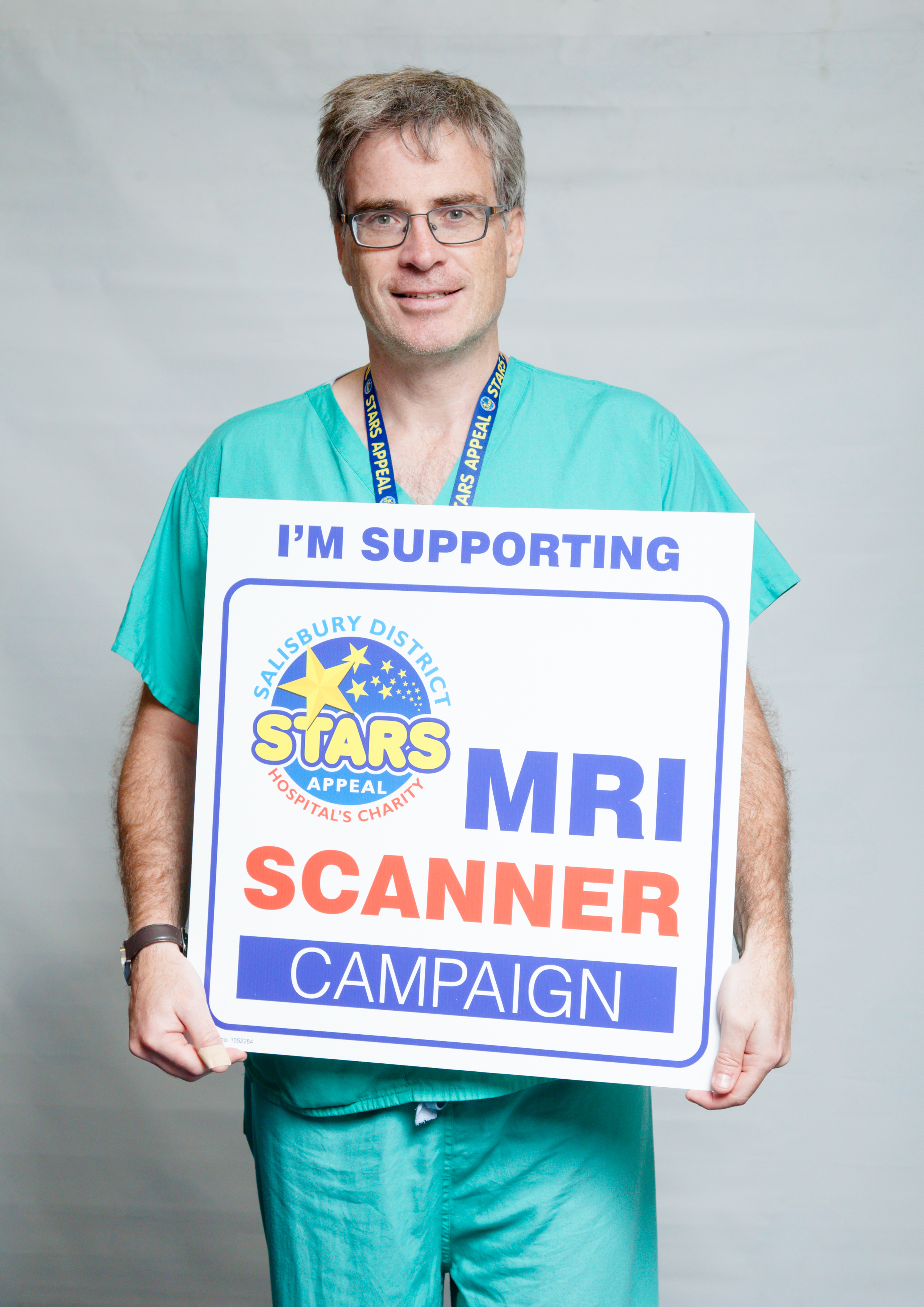 Graham Branagan with MRI sign